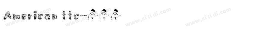 American ttc字体转换